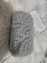 Load image into Gallery viewer, Beautiful pearled clutch purse
