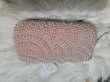 Load image into Gallery viewer, Beautiful pearled clutch purse
