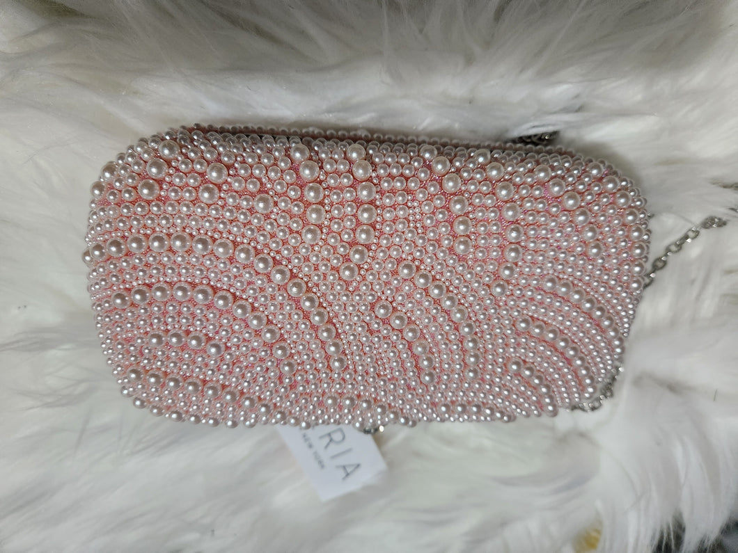 Beautiful pearled clutch purse