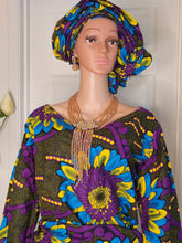 Load image into Gallery viewer, Iro with Buba Fringe Ankara ready to wear
