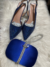 Load image into Gallery viewer, Shoes x purse x earrings x bangles party set
