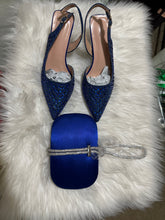 Load image into Gallery viewer, Shoes x purse x earrings x bangles party set
