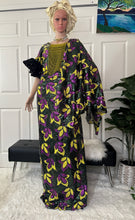 Load image into Gallery viewer, Luxury sequins beaded iro and buba set - free size
