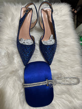 Load image into Gallery viewer, Shoes x purse x earrings x bangles party set
