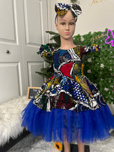 Load image into Gallery viewer, Princess Shaffy Ankara ball dress Age 3-4 yrs
