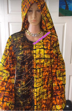 Load image into Gallery viewer, Luxury beaded Ankara kaftan dress
