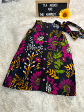 Load image into Gallery viewer, Colorful button down Ankara dress for girls age 1-2yrs
