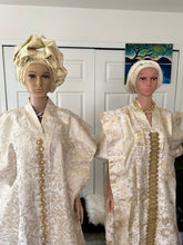 Load image into Gallery viewer, Elegant Gold toned bubu kaftans
