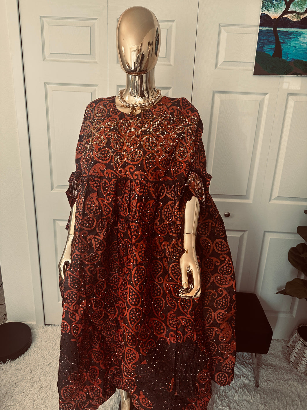 Luxury 1 million stones Adire jacket