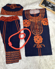 Load image into Gallery viewer, Exclusive 3pcs dashiki set for boys age 1-2 yrs
