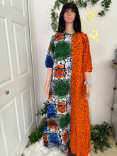 Load image into Gallery viewer, Ankara long Kaftan dress
