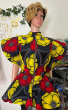 Load image into Gallery viewer, Luxury Butterfly Ankara Blouse
