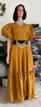 Load image into Gallery viewer, Marian luxury puffy sleeves long dress
