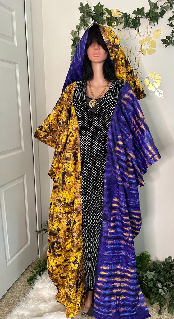 Stones embellished Agbada with scarf