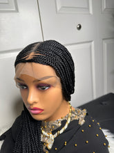 Load image into Gallery viewer, Human hair side part braided wig
