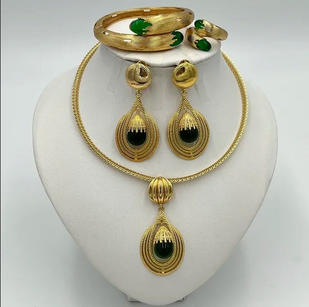 Non tarnish 4PCS Jewelry Set for Women