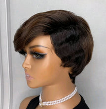 Load image into Gallery viewer, Pixie cut short bob human hair
