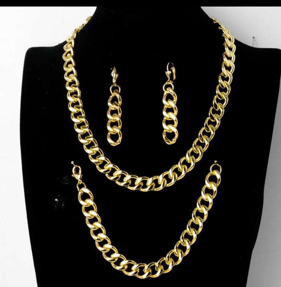 3 pcs non tarnish Jewelry set