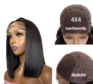 Human hair wig bob wig