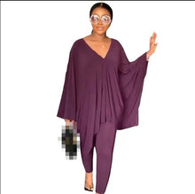 Load image into Gallery viewer, Ready-made Agbada blouse and pants 2 pcs set
