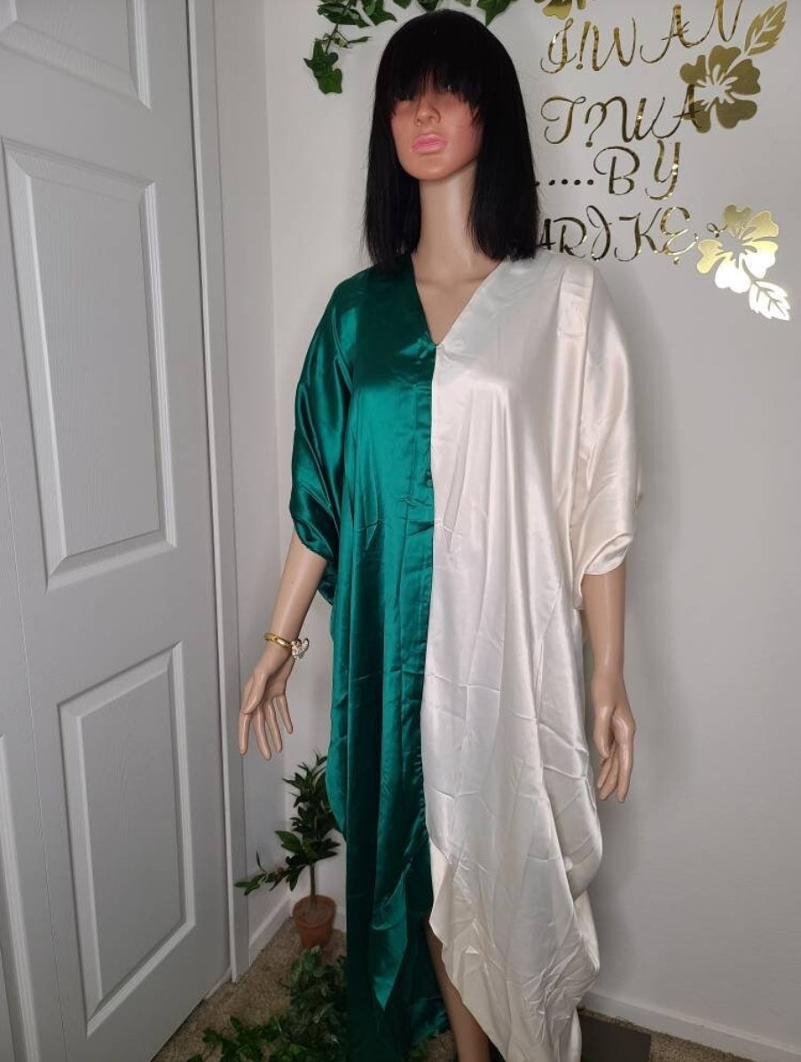 Free size silky kaftan Bubu