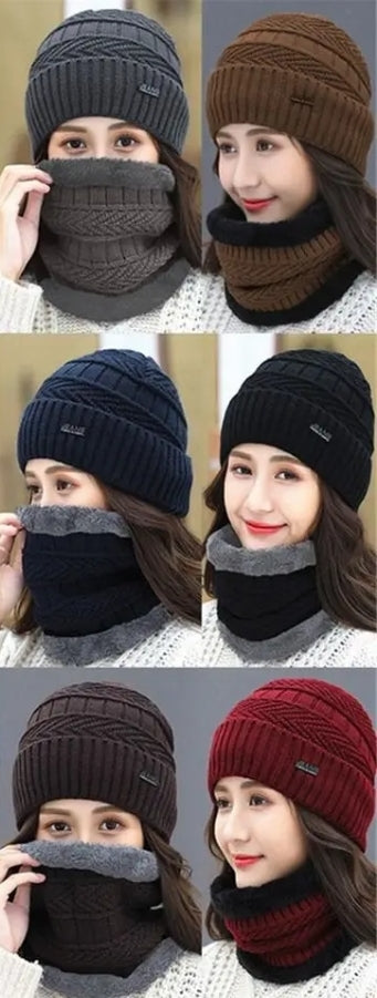 2pc scarf and hat set