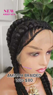 Rice and beans braided wig