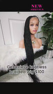 Knotless braids wigs