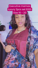 Load and play video in Gallery viewer, Luxury embroidered Agbada bubu with pants
